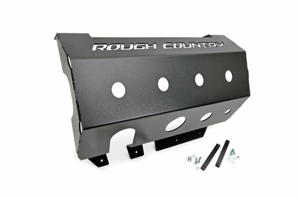 Fits Jeep Wrangler JK/Wrangler Unlimited (2007-2018) Muffler Skid Plate; 779