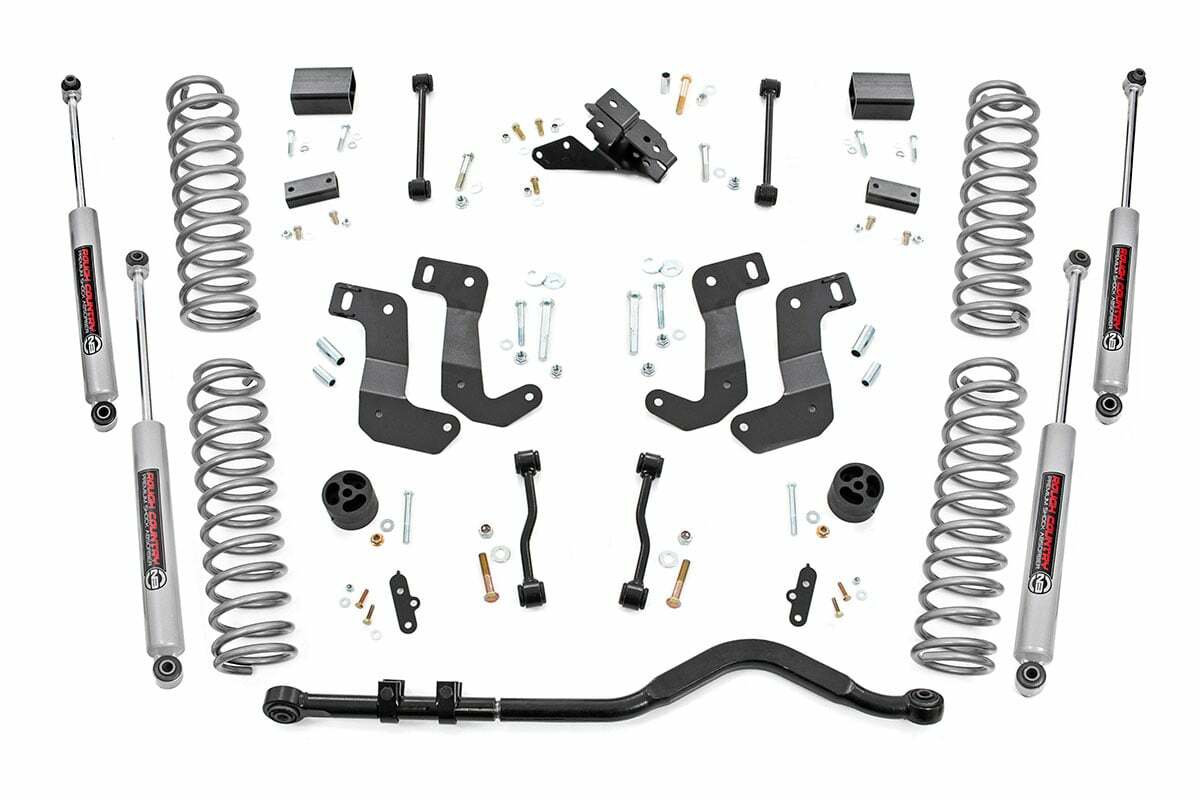 Fits Jeep Wrangler Unlimited 4WD (20-23) 3.5" Lift Kit; C/A Drop; Diesel; 78130