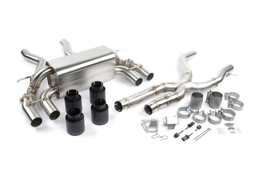 Dinan Free Flow Axle-Back Exhaust & X-Pipe for 2019-2021 BMW M2C D660-0082-BLK