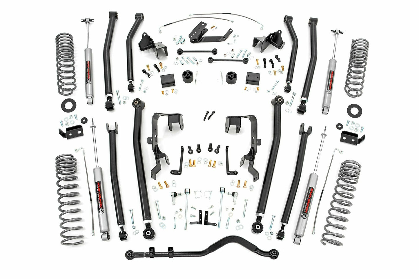 Fits Jeep Wrangler Unlimited 2&4WD (2007-2011) 4" Lift Kit; Long Arm; 78530A