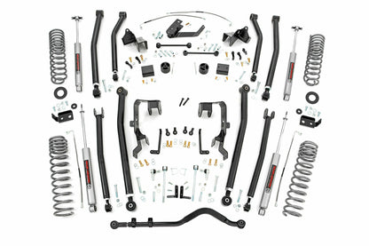 Fits Jeep Wrangler Unlimited 2&4WD (2007-2011) 4" Lift Kit; Long Arm; 78530A