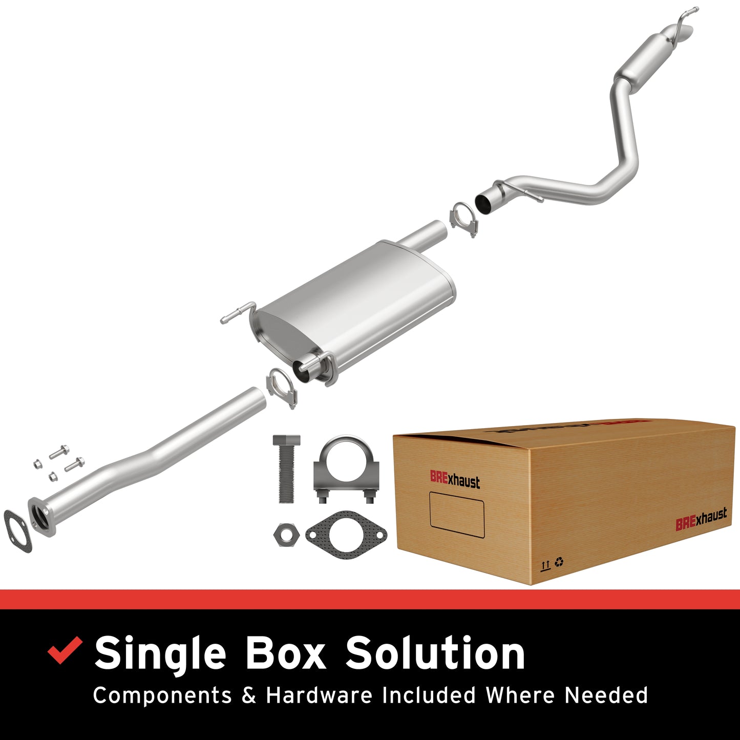 2014-2019 Toyota Highlander Direct-Fit Replacement Exhaust System 106-0780