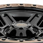Rough Country 79 Series Wheel Black w/Bronze Ring 18x9 8x6.5 -12mm 79181210
