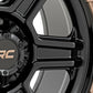 Rough Country 79 Series Wheel Black w/Bronze Ring 18x9 6x5.5 +18mm 79181812