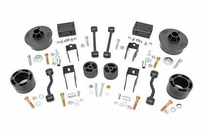Fits Jeep Wrangler JL 4WD (2024) 2.5" Lift Kit; Spacers; 79400
