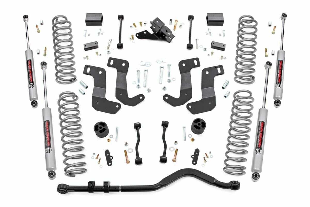 Fits Jeep Wrangler Unlimited 4WD (2024) 3.5" Lift Kit; C/A Drop; 4-Door; 79530