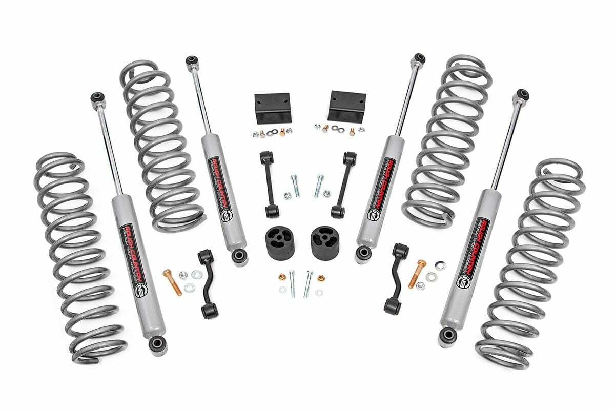 Fits Jeep Wrangler Unlimited 4WD (2024) 2.5 Inch Lift Kit; Coils; 79730