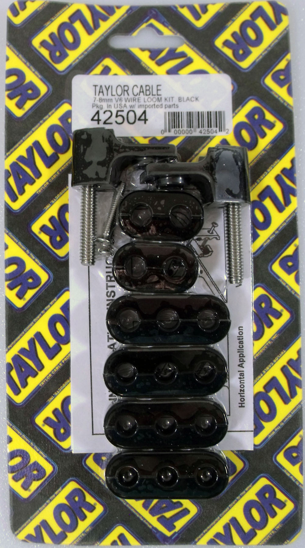 Spark Plug Wire Holder Universal 7/8mm Black 42504