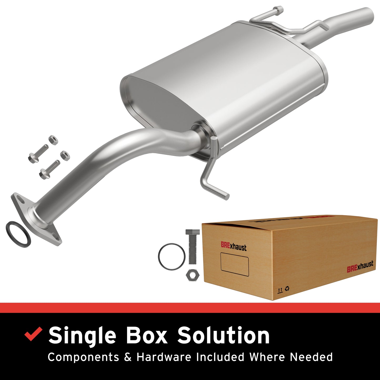 1988-1992 Toyota Corolla Direct-Fit Muffler Kit 108-0174