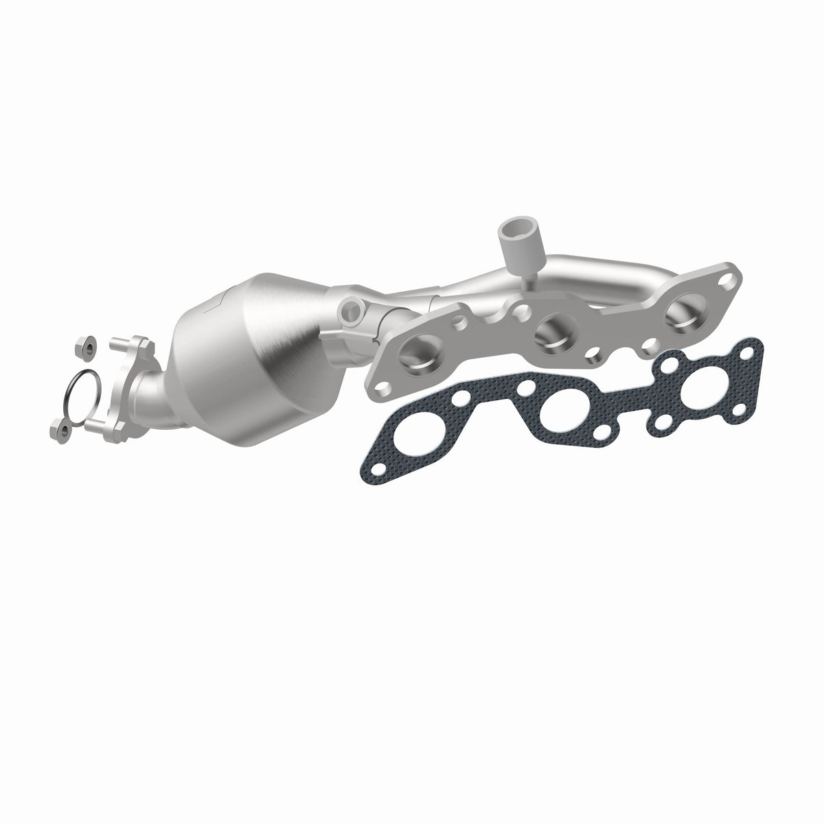 Catalytic Converter with Integrated Exhaust Manifold for HM Grade Federal / EPA Compliant Direct-Fit Manifold Catalytic