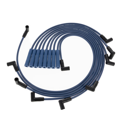 Spark Plug Wire Set Universal 8mm Silicone 5000 ohm/ft Hi Energy Blue 64676