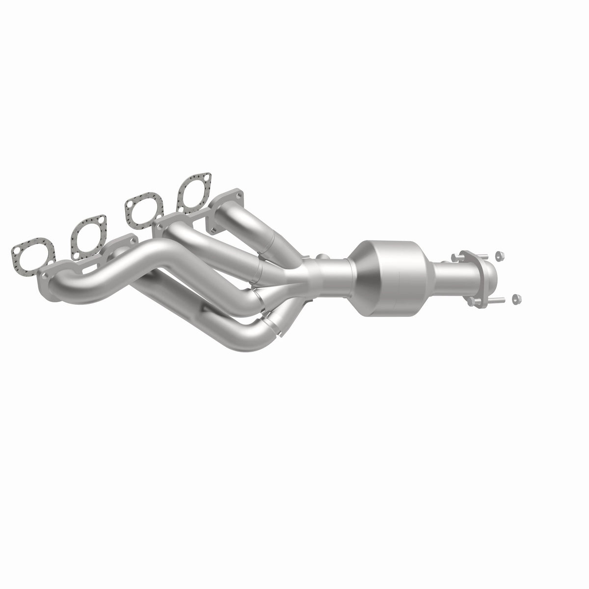 Catalytic Converter with Integrated Exhaust Manifold for HM Grade Federal / EPA Compliant Direct-Fit Manifold Catalytic