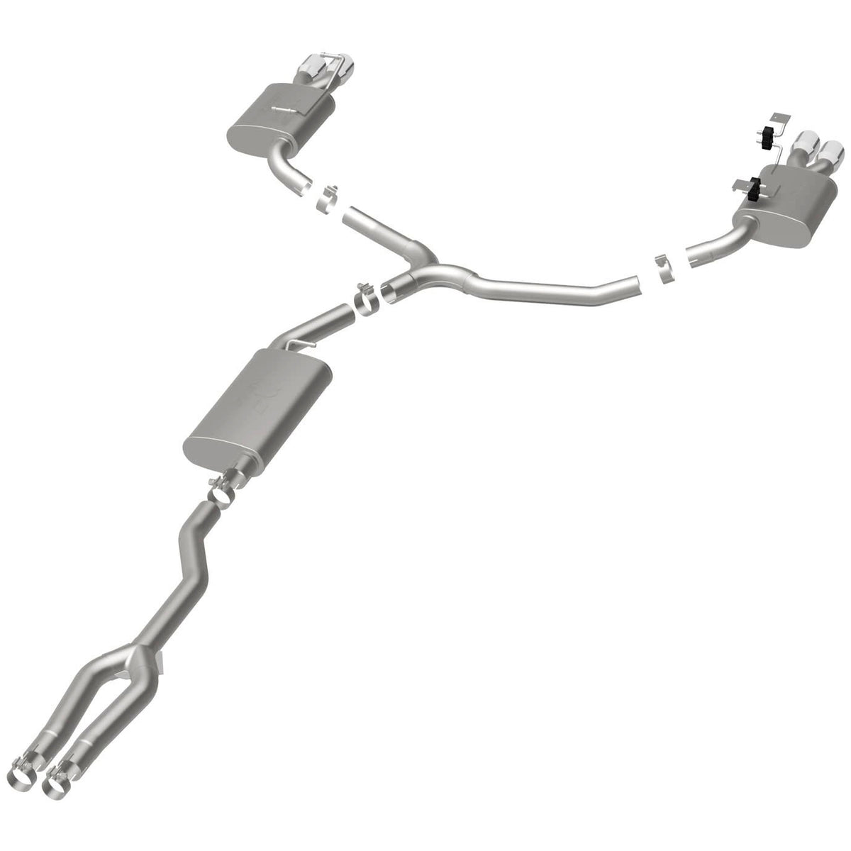 Exhaust System Kit for Street Series Cat-Back Performance Exhaust System MagnaFlow 16623