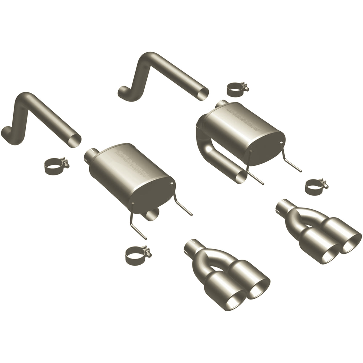 Exhaust System Kit for Street Series Axle Back Performance Exhaust System MagnaFlow 16593