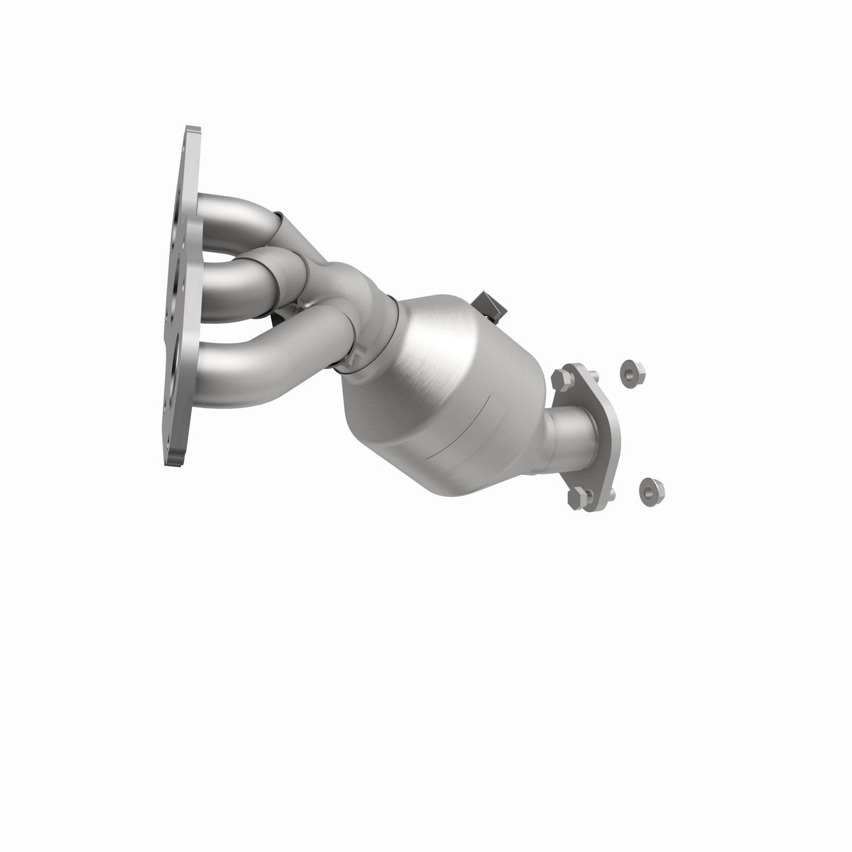 Catalytic Converter with Integrated Exhaust Manifold for HM Grade Federal / EPA Compliant Direct-Fit Manifold Catalytic