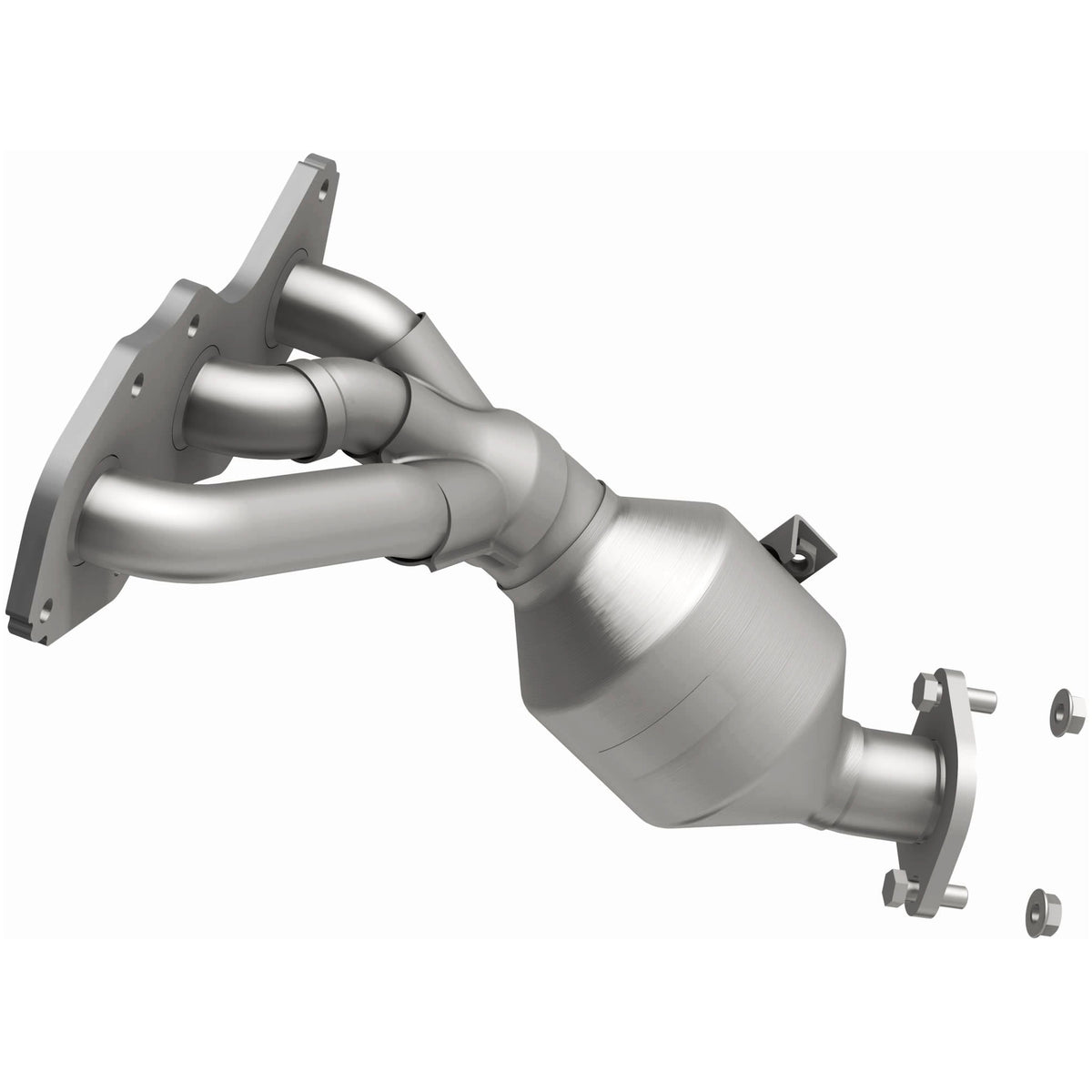 Catalytic Converter with Integrated Exhaust Manifold for HM Grade Federal / EPA Compliant Direct-Fit Manifold Catalytic