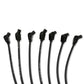 Spark Plug Wire Set Universal 8mm Silicone Spiro Pro 350 ohm/ft Black 76032