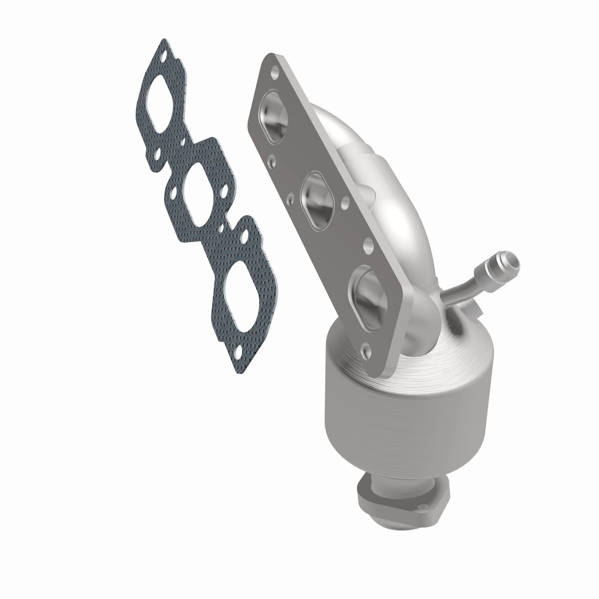 Catalytic Converter with Integrated Exhaust Manifold for HM Grade Federal / EPA Compliant Direct-Fit Manifold Catalytic