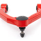 Fits Nissan Titan XD 4WD (2016-2024) Red Forged Upper Control Arms; 80001RED