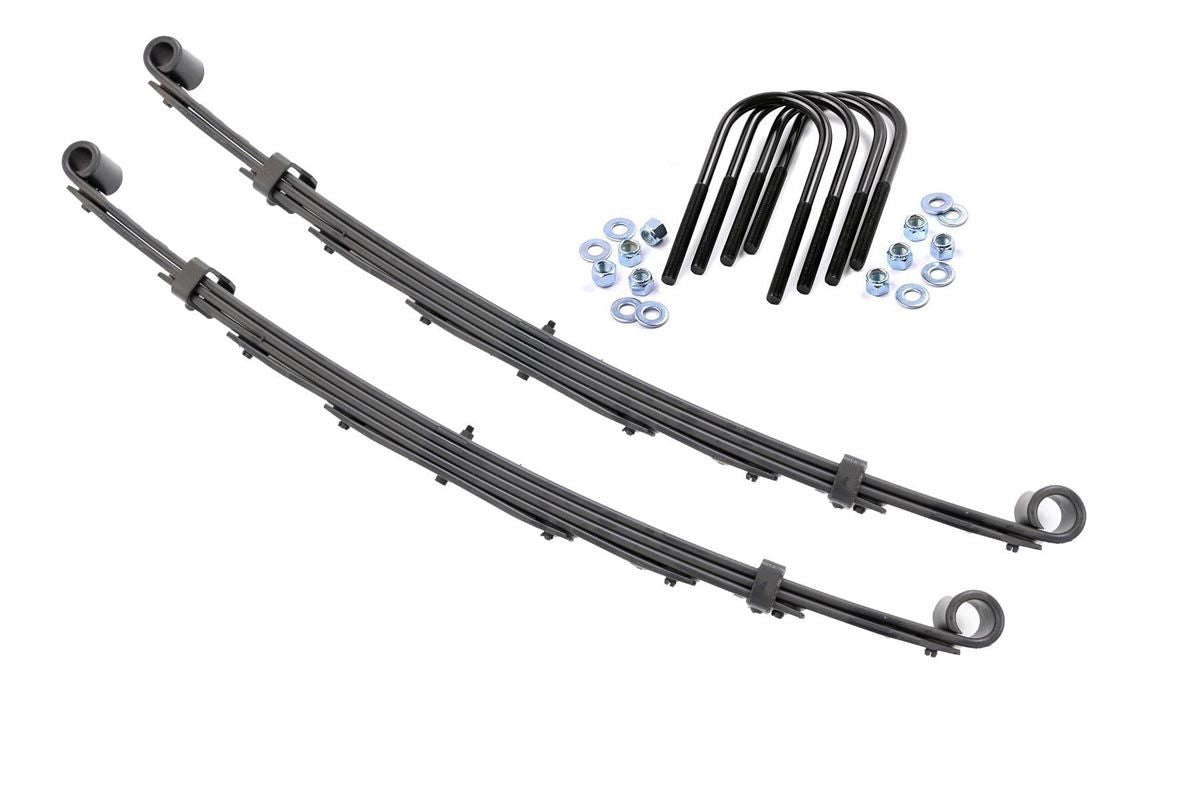 Fits Chevy C10/K10/C25/K25 Truck/Jimmy(69-72) Front Leaf Springs 4" Pair 8001Kit