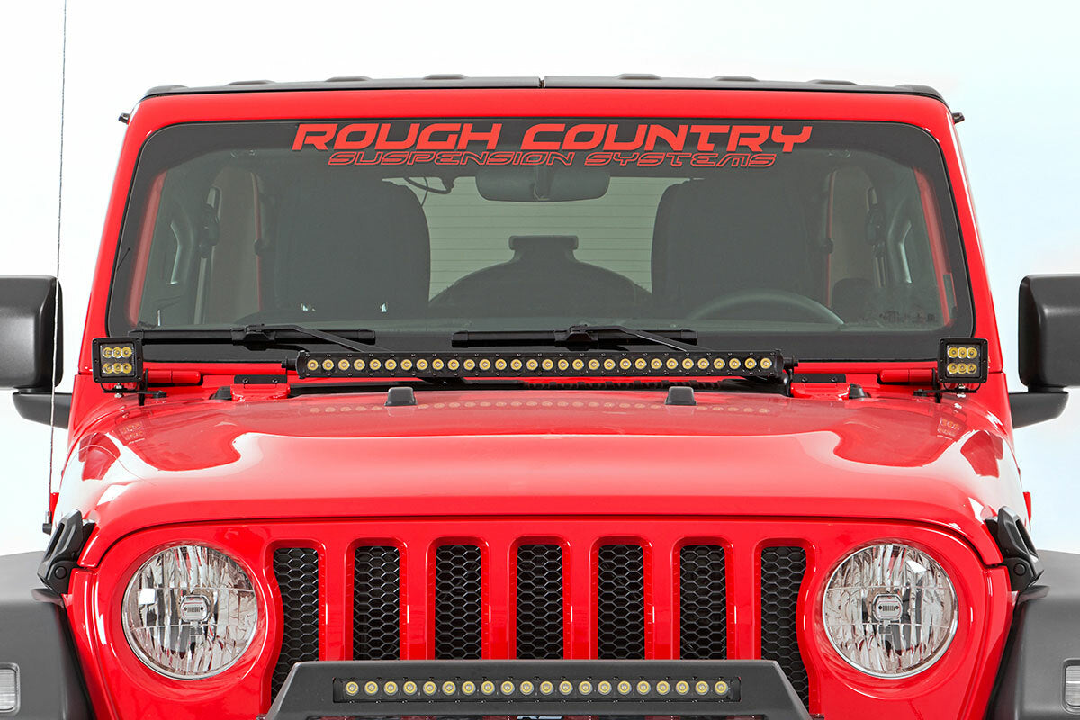 Fits Jeep Gladiator JT (18-24) LED Light Kit Hinge Mount 2" Spectrum Pair 80052