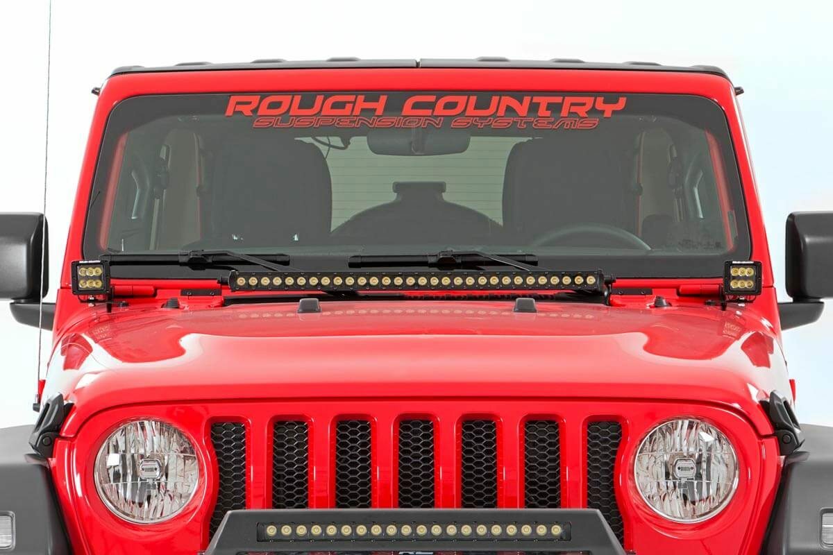 Fits Jeep Gladiator JT (18-24) LED Hood Kit; 30"; Spectrum Series; 80054