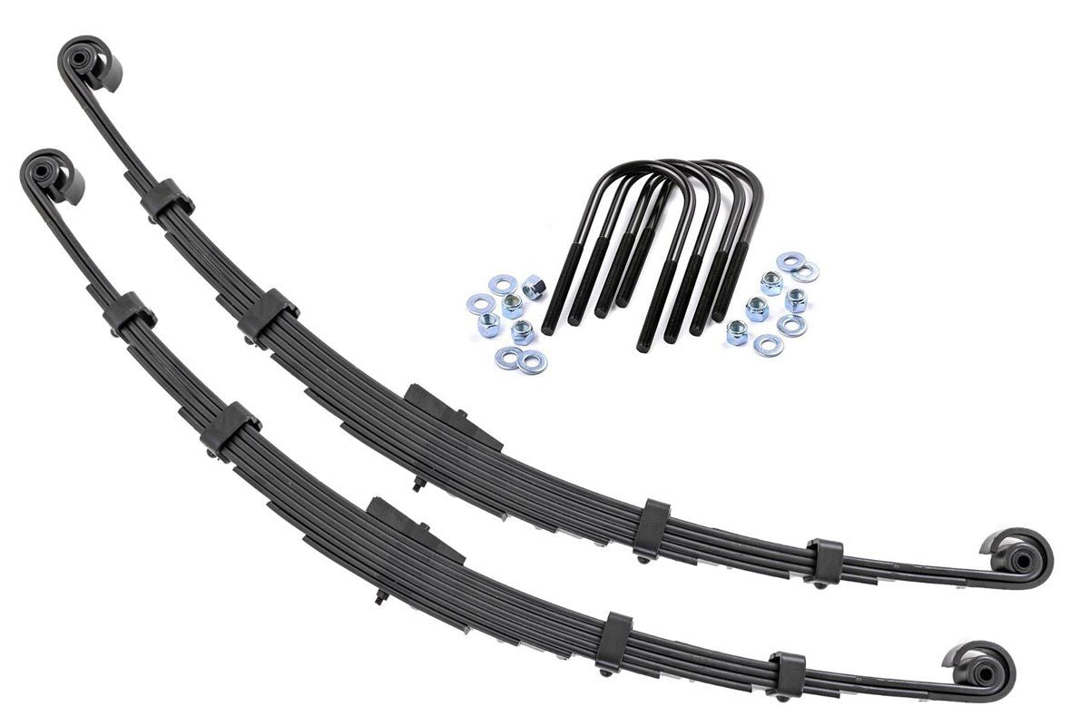 Fits Jeep CJ 5 4WD (1955-1975) Rear Leaf Springs; 2.5" Lift; Pair; 8006Kit