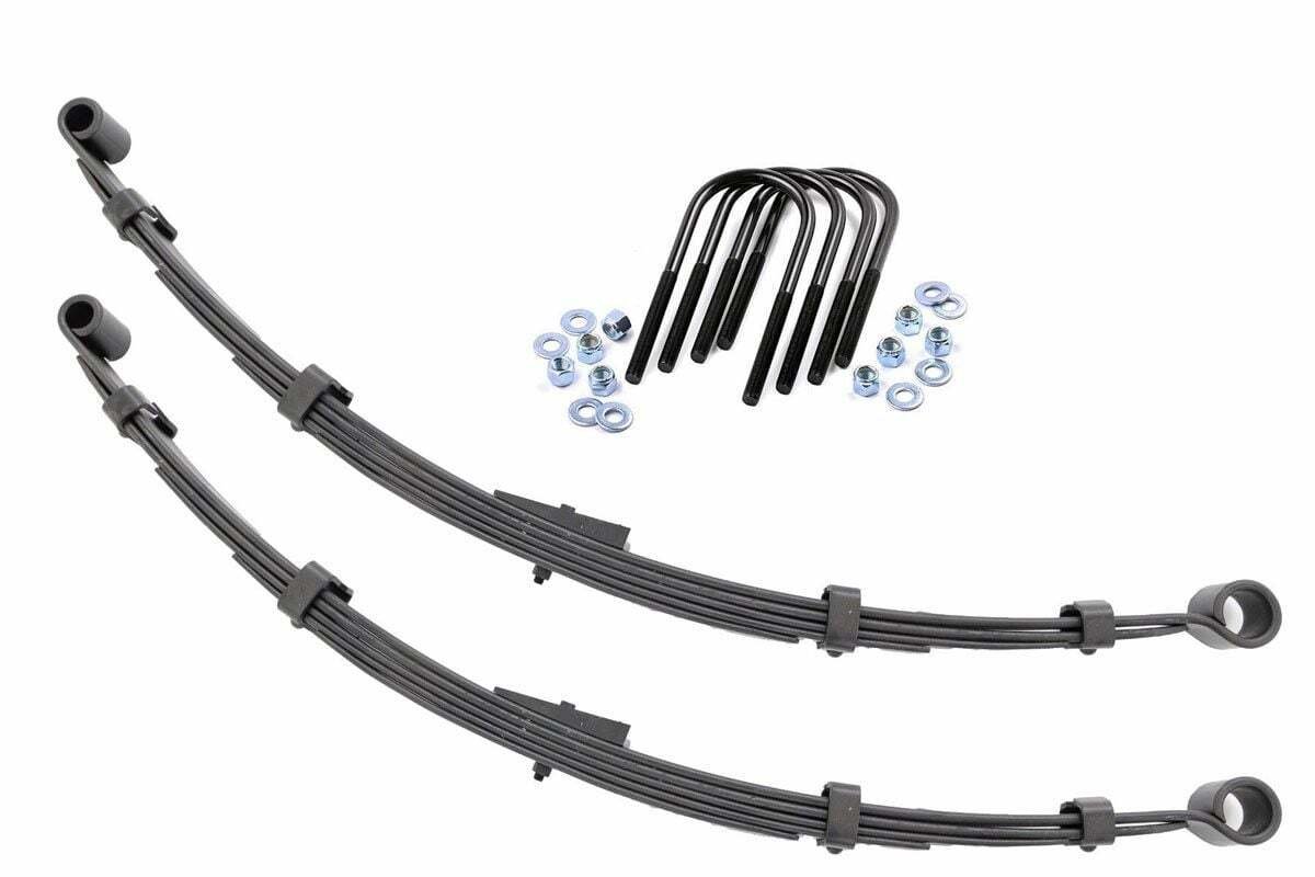 Fits Jeep CJ 5 4WD (1976-1983) Rear Leaf Springs; 2.5" Lift; Pair; 8008Kit