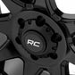 Rough Country 80 Series Wheel One-Piece Semi Gloss Black 20x9 8x180 0mm 80200906