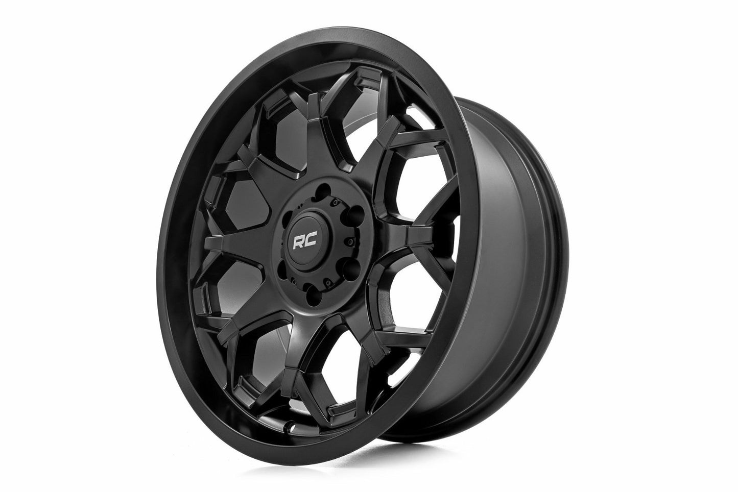 Rough Country 80 Series Wheel Semi Gloss Black 20x9 6x135 -12mm 80201217