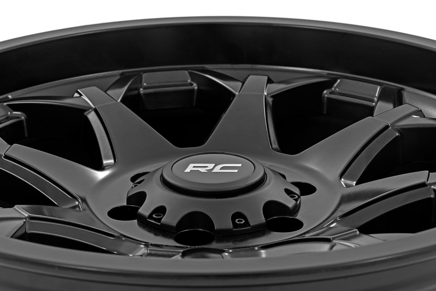 Rough Country 80 Series Wheel Semi Gloss Black 20x9 6x135 -12mm 80201217