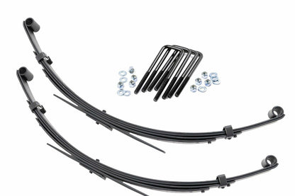 Fits Toyota Truck 4WD (1979-1985) Rear Leaf Springs; 3" Lift; Pair; 8025Kit