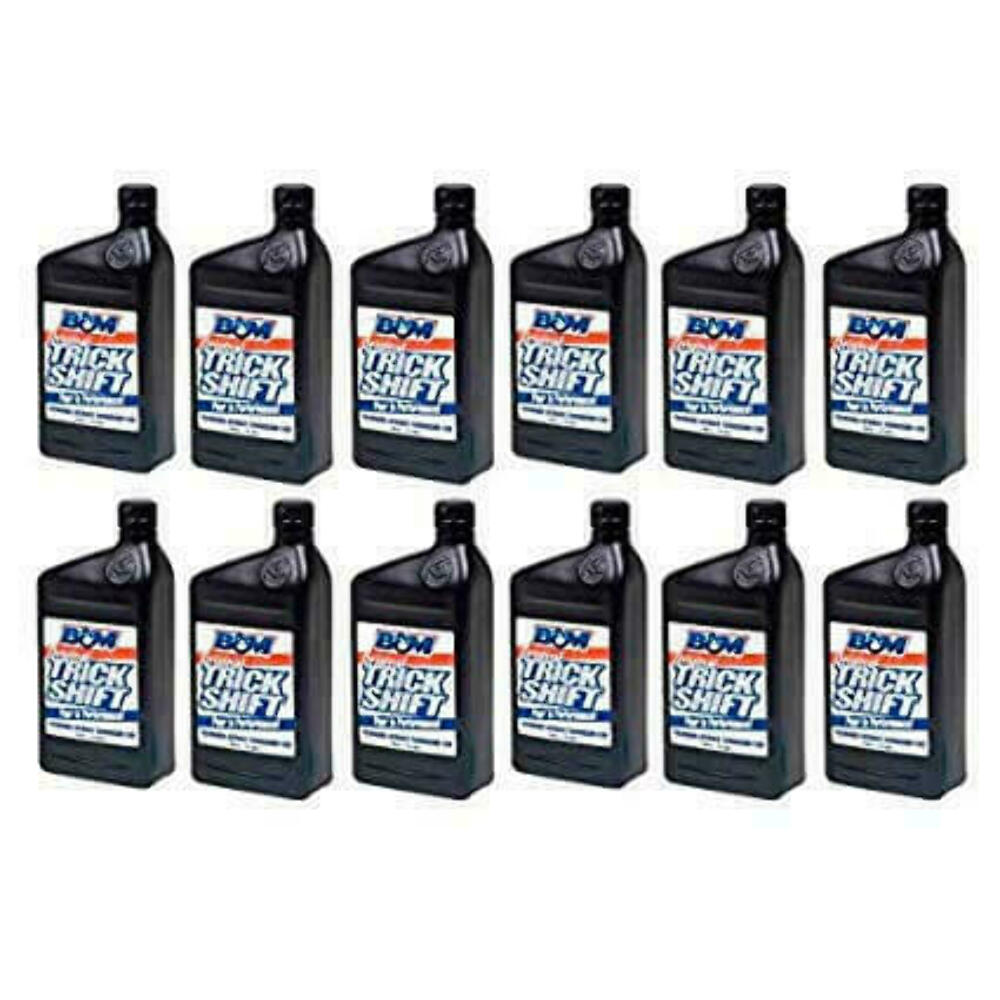 B&M Trick Shift Automatic Transmission Fluid - Case of 12 Quart Bottles - 80261