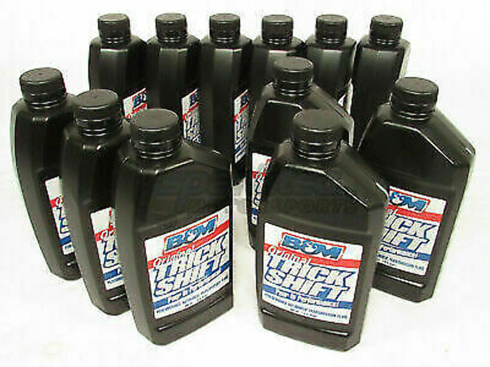 B&M Trick Shift Automatic Transmission Fluid - Case of 12 Quart Bottles - 80261