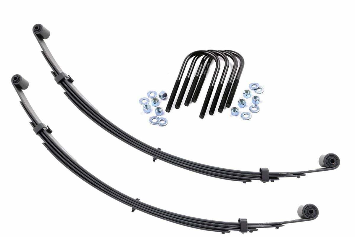 Fits Ford Explorer 4WD (1991-1994) Rear Leaf Springs; 3" Lift; Pair; 8032Kit