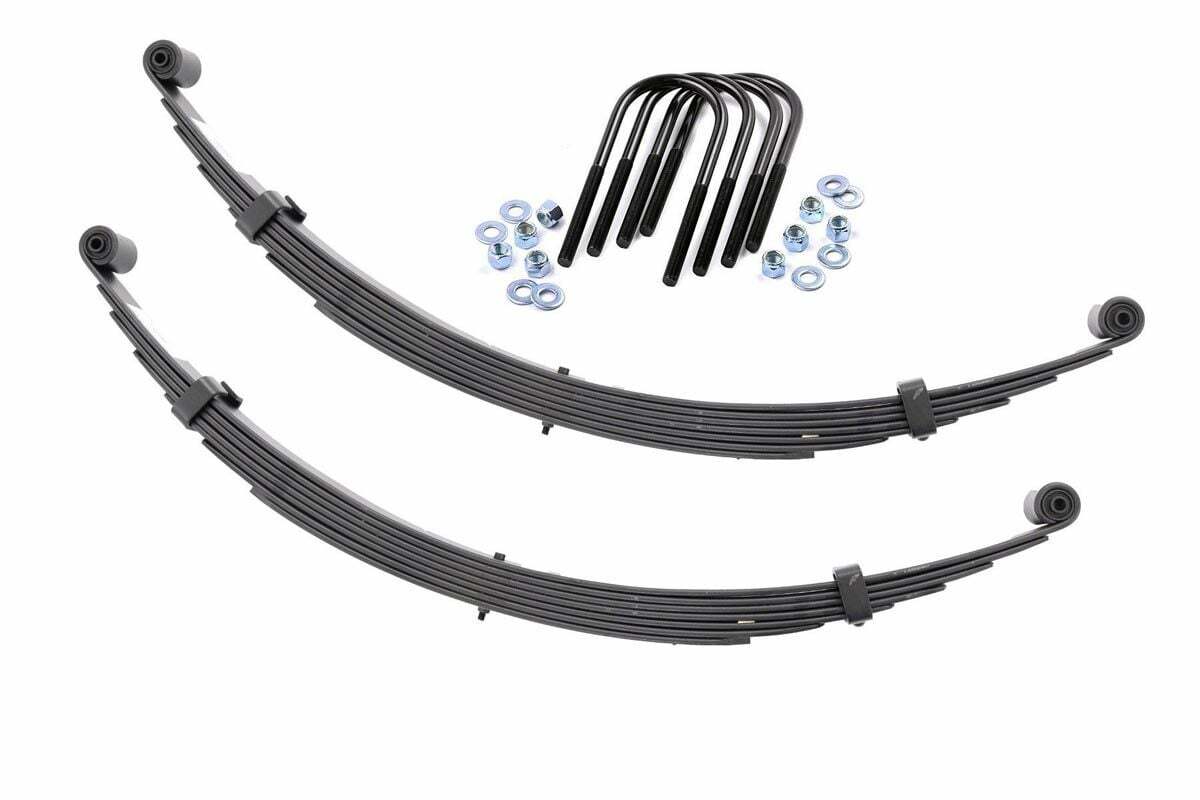 Fits International Scout II 4WD(71-80) Front Leaf Springs 2.5" Lift Pair 8039Kit