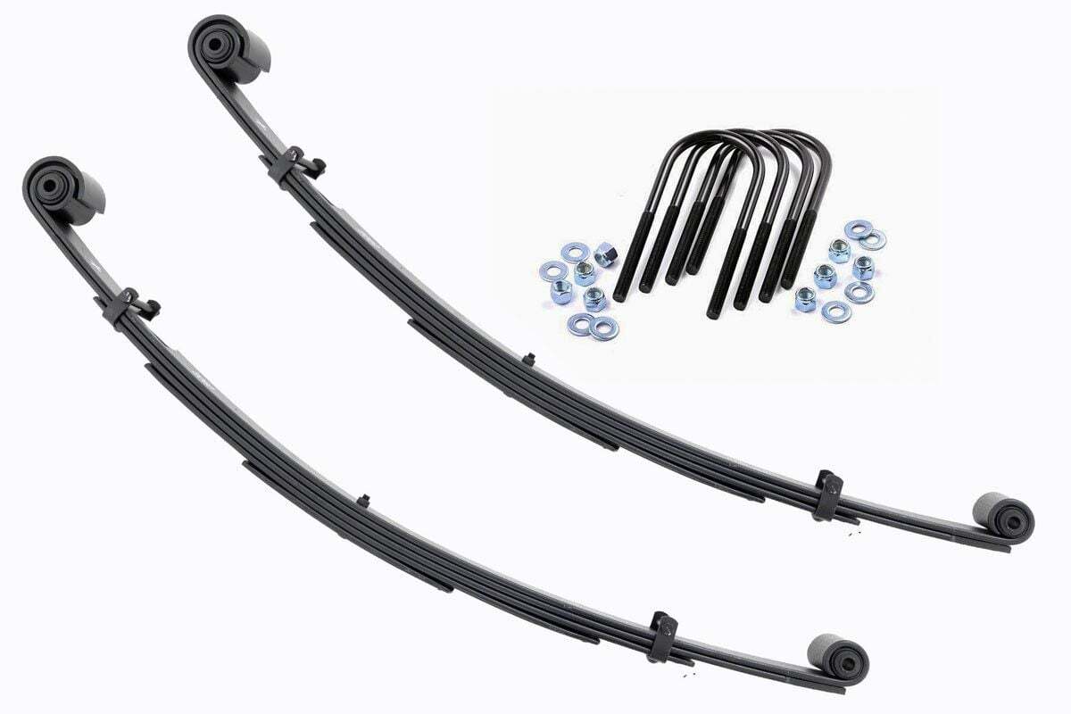 Fits Ford Excursion 4WD Front Leaf Springs 2.5" Lift Pair 8060Kit