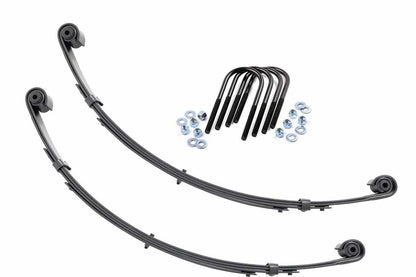 Fits Wrangler YJ(87-95) Front Leaf Springs Military Wrap 4" Lift Pair 8063Kit