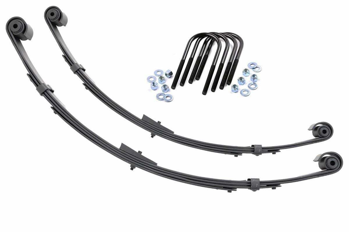 Fits Wrangler YJ(87-95) Rear Leaf Springs Military Wrap 4" Lift Pair 8064Kit