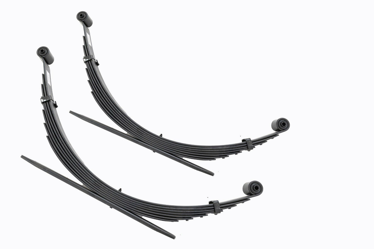 Fits Ford F-250/F-350 SD 4WD (99-07) Rear Leaf Springs; 8" Lift; Pair; 8072Kit