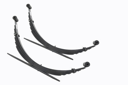 Fits Ford F-250/F-350 SD 4WD (99-07) Rear Leaf Springs; 8" Lift; Pair; 8072Kit
