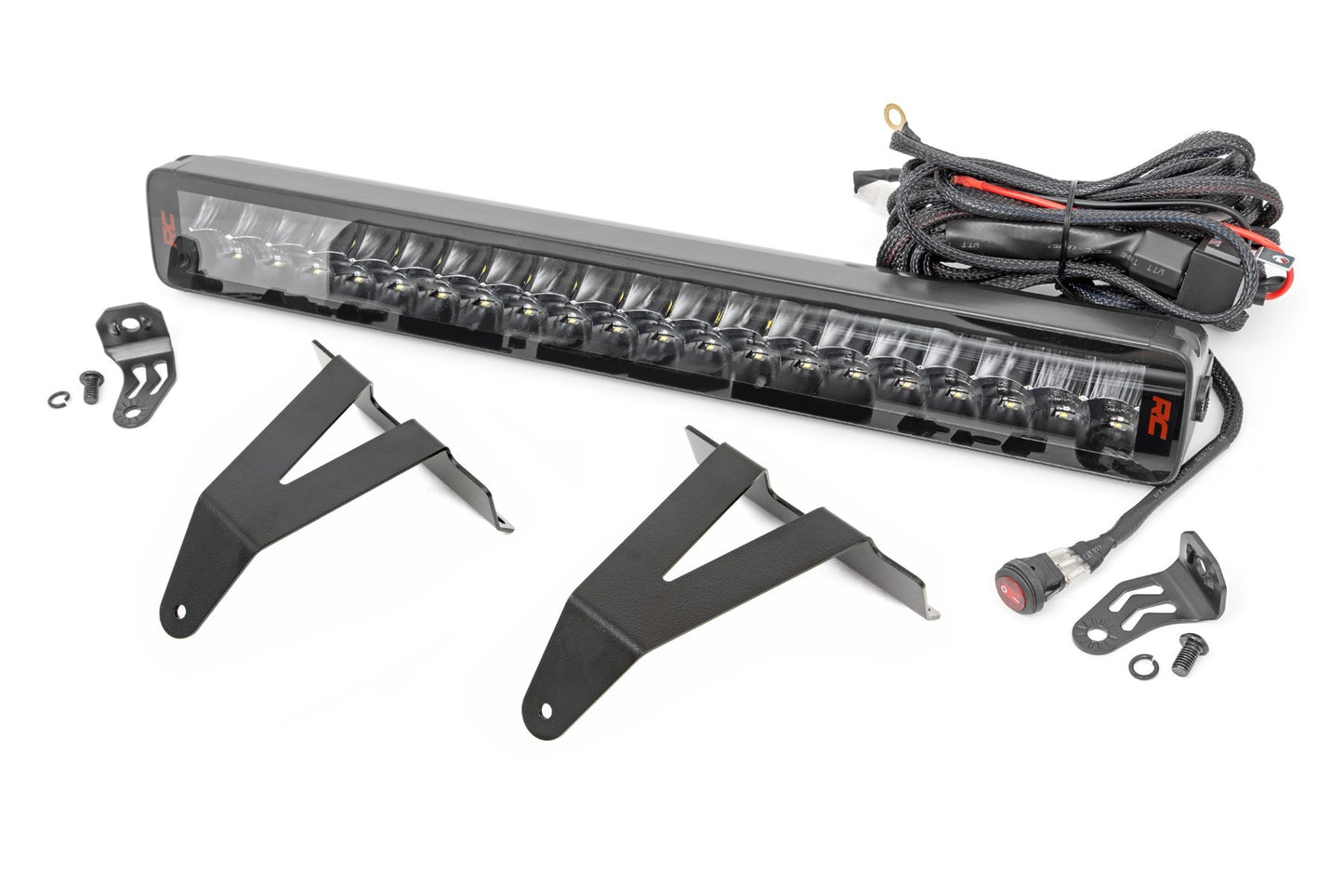 Fits Ram 1500 (19-24) LED Light Kit; Bumper Mount; 20" Spectrum Dual Row; 80779