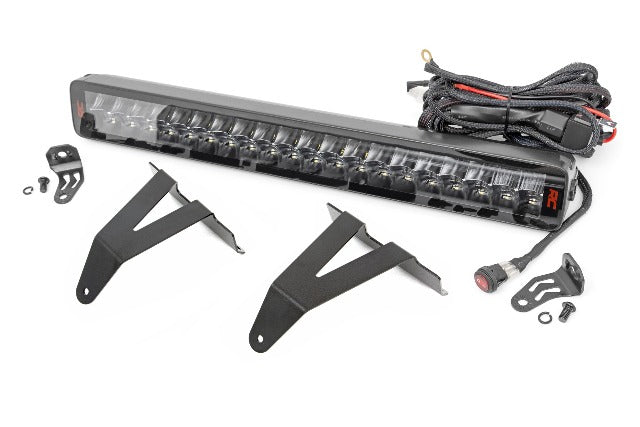 Fits Ram 1500 (19-24) LED Light Kit; Bumper Mount; 20" Spectrum Dual Row; 80779