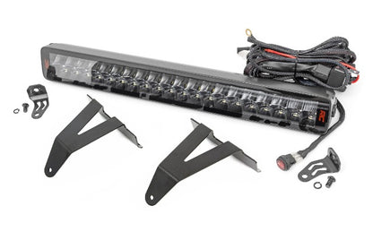 Fits Ram 1500 (19-24) LED Light Kit; Bumper Mount; 20" Spectrum Dual Row; 80779