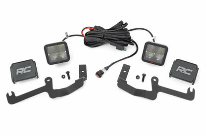 Fits Silverado 1500(19-24) LED Light Ditch Mount 2" Spectrum Pair Spot 80841