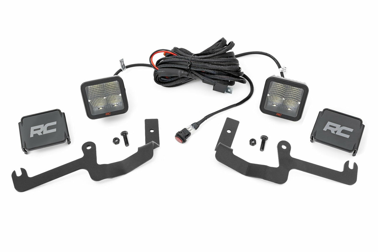 Fits Silverado 1500(19-24) LED Light Ditch Mount 2" Spectrum Pair Spot 80841