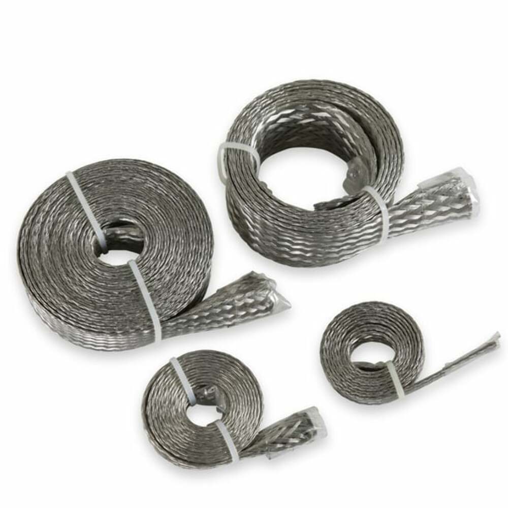 Mr. Gasket Flex-Braid Hose Sleeve Kit - Silver - 8092