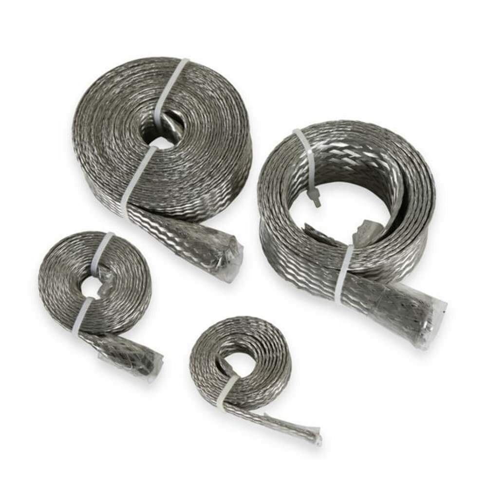 Mr. Gasket Flex-Braid Hose Sleeve Kit - Silver - 8092