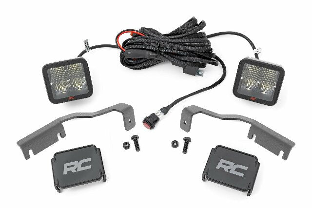 Fits Nissan Frontier(22-24) LED Light Ditch Mount 2" Spectrum Pair Spot 81064