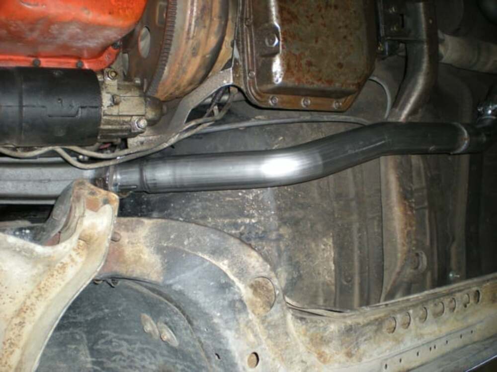 1967-1973 Chevrolet Camaro Manifold Downpipe Kit Flowmaster 81068